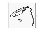 62410FC110NN Subaru Ручка двери пластмассовая