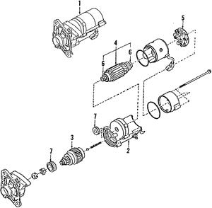 Subaru 492937302 Radial ball bearing-starter 492937302: Отличная цена - Купить в Украине на EXIST.UA! 492937302 Subaru Radial ball bearing-starter