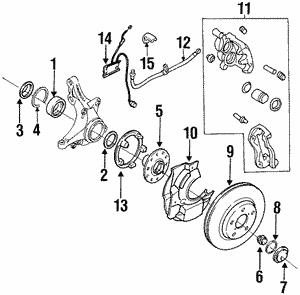 26740PA010 Subaru Датчик частоты вращения