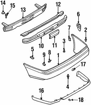 57724AC120 Subaru Кронштейн осушувача