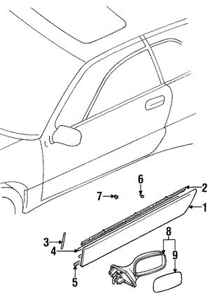 91017PA020 Subaru Кліпса