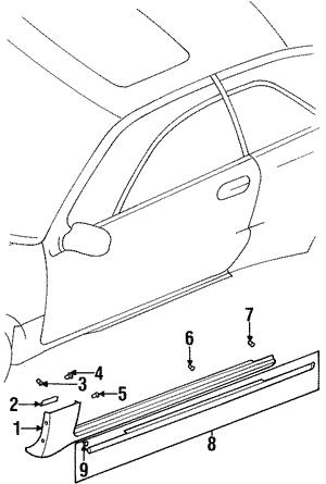 91017PA110 Subaru Кліпса