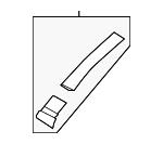 Молдинг крыши правый Subaru 91046FJ040