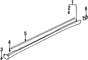 96058AC001 Subaru Клипса