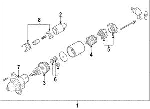 Subaru 23343AA230 BENDIX STARTER ASSY 23343AA230: Отличная цена - Купить в Украине на EXIST.UA! 23343AA230 Subaru BENDIX STARTER ASSY