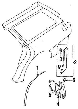 91133AC020 Subaru Клипса