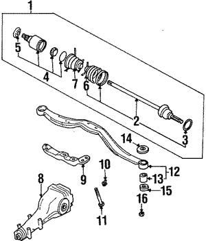 41321PA030 Subaru Кронштейн осушителя
