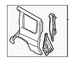 51439SA0029P Subaru Крыло