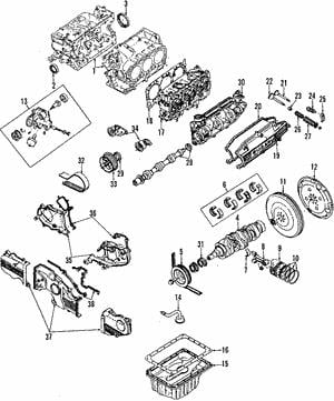 12033AA060 Subaru Кольца поршневые, комплект
