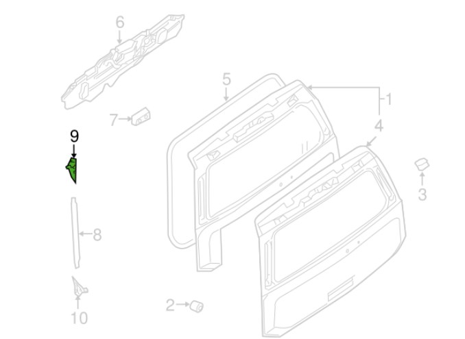 Кронштейн пружини газової Nissan 90459-ZW00A