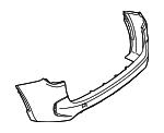 51128066899 BMW Облицовка заднего бампера, загрунт.