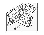 51453417400 BMW Облицювання панелі приладів