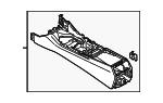 51166833966 BMW Консоль приборної панелі, средня