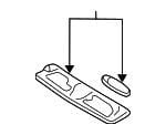 Плафон подсветки BMW 63 31 6 972 605