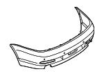 51127078428 BMW Облицовка заднего бампера,загрунтован.