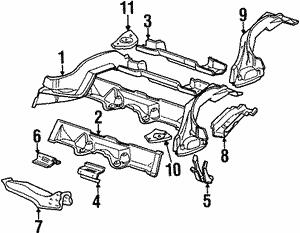 41118171143 BMW Кронштейн осушувача