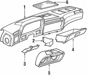 51451931078 BMW Облицовка панели приборов