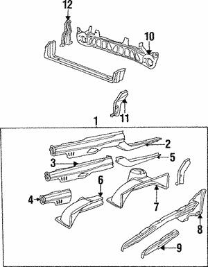 41118108804 BMW Кронштейн осушителя