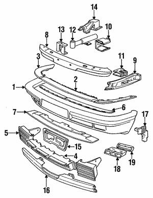 51111908064 BMW Кронштейн осушителя