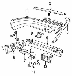 51121949229 BMW Кронштейн осушувача