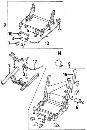 52108128519 BMW Кронштейн осушителя