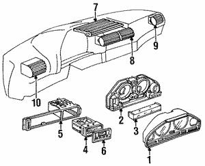 62118355060 BMW Панель приборов (Торпедо)