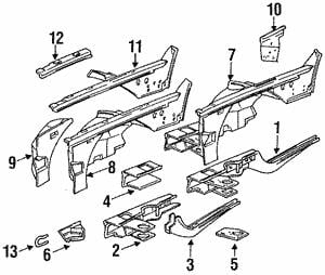 41111958035 BMW Кронштейн осушителя