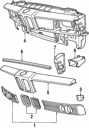 41131859883 BMW Панель передняя