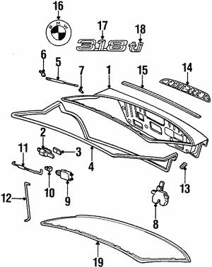 Купити BMW 51 24 8 199 736 за низькою ціною в Україні!