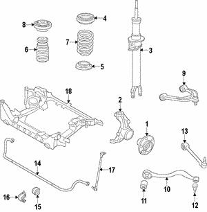 BMW 37 10 6 866 390 FEDERBEIN VORN RECHTS VDC 37106866390: Отличная цена - Купить в Украине на EXIST.UA! 37106866390 BMW FEDERBEIN VORN RECHTS VDC