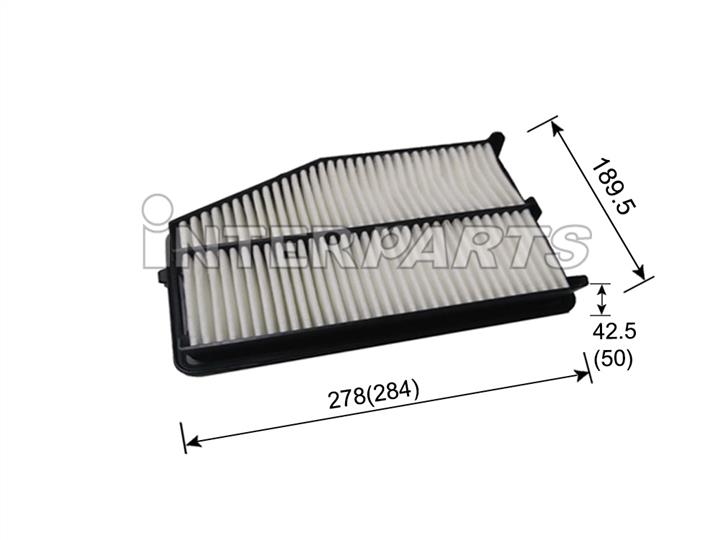 Interparts filter IPA-4011 Повітряний фільтр IPA4011: Купити в Україні - Добра ціна на EXIST.UA!