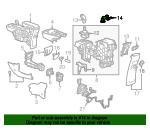 42338223 General Motors Воздуховод