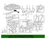12647263 General Motors Уплотнения тормоза АКПП, комплект
