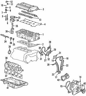 Шестерня валу колінчастого General Motors 12642713