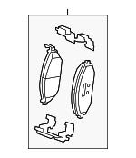 General Motors 42357463 F-(S)PAD KIT 42357463: Отличная цена - Купить в Украине на EXIST.UA! 42357463 General Motors F-(S)PAD KIT