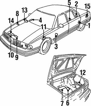 25614070 General Motors Наклейка