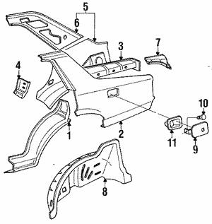 94108847 General Motors Панель