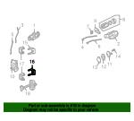 88937052 General Motors Петля двери