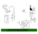 Петля, верхняя петля передней двери General Motors 96623865