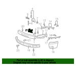 15838205 General Motors Кронштейн осушителя