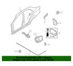 96408353 General Motors Шарнір лючка бензобака