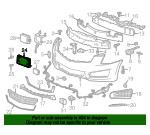 20965342 General Motors Кронштейн осушителя