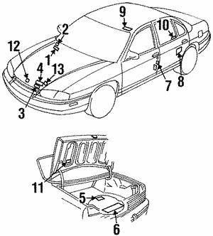 22586208 General Motors Наклейка