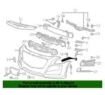 22806399 General Motors Кронштейн осушителя