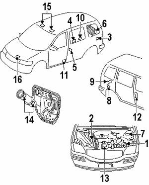 24508367 General Motors Наклейка