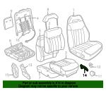 89039093 General Motors Ручка багажника