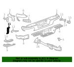 22900982 General Motors Кронштейн осушителя