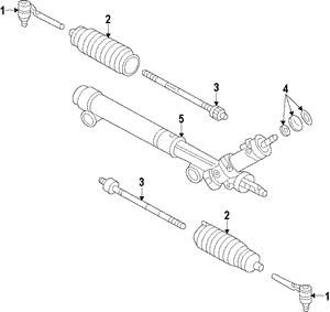 Наконечник рулевой тяги General Motors 26095475