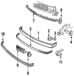 15990676 General Motors Кронштейн осушителя
