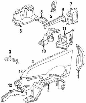 10130825 General Motors Панель